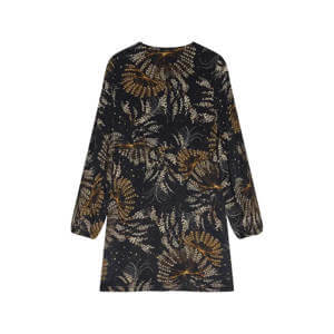 Mint Velvet Navy Printed Mini Dress